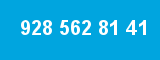 928 562 81 41 928 562 81 41